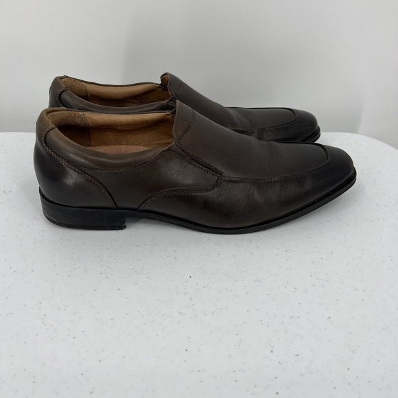 Vionic Sullivan Shoes Men\'s Loafer Slip On Size 11.5 US Brown Leather